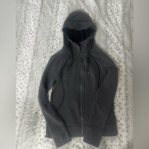 Lululemon zip up jacket. Fleece lined inside Size 6. New without tags. Slim fit.